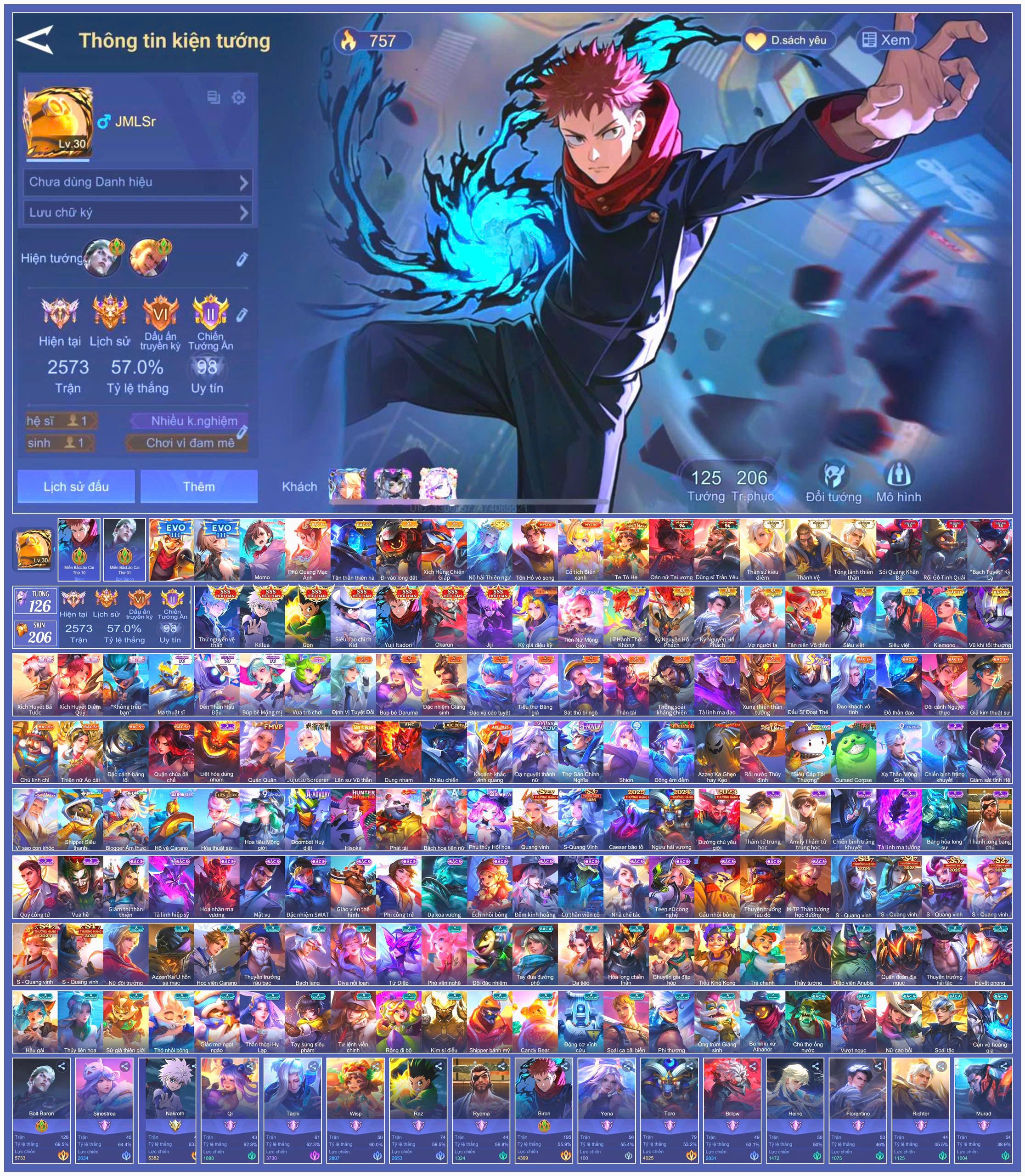 Acc Liên Quân Vip